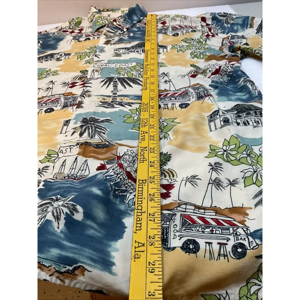 Vtg Preswick & Moore Island Collection Hawaiian/Island‎ Shirt Men's Size L G37